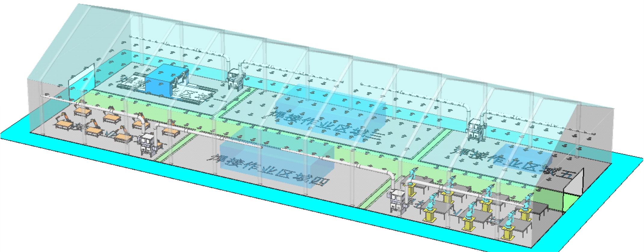 Blow-suction self-circulating fume purifier