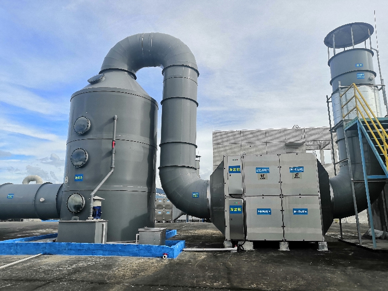 VOCs waste gas purification system