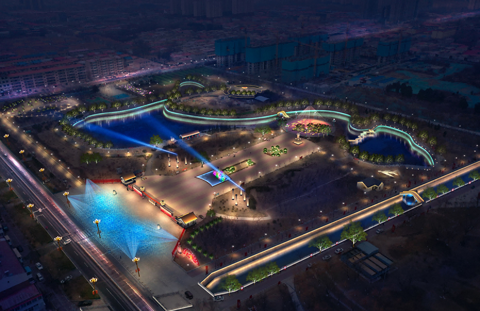 巨鹿县新华街（魏徵公园）亮化项目