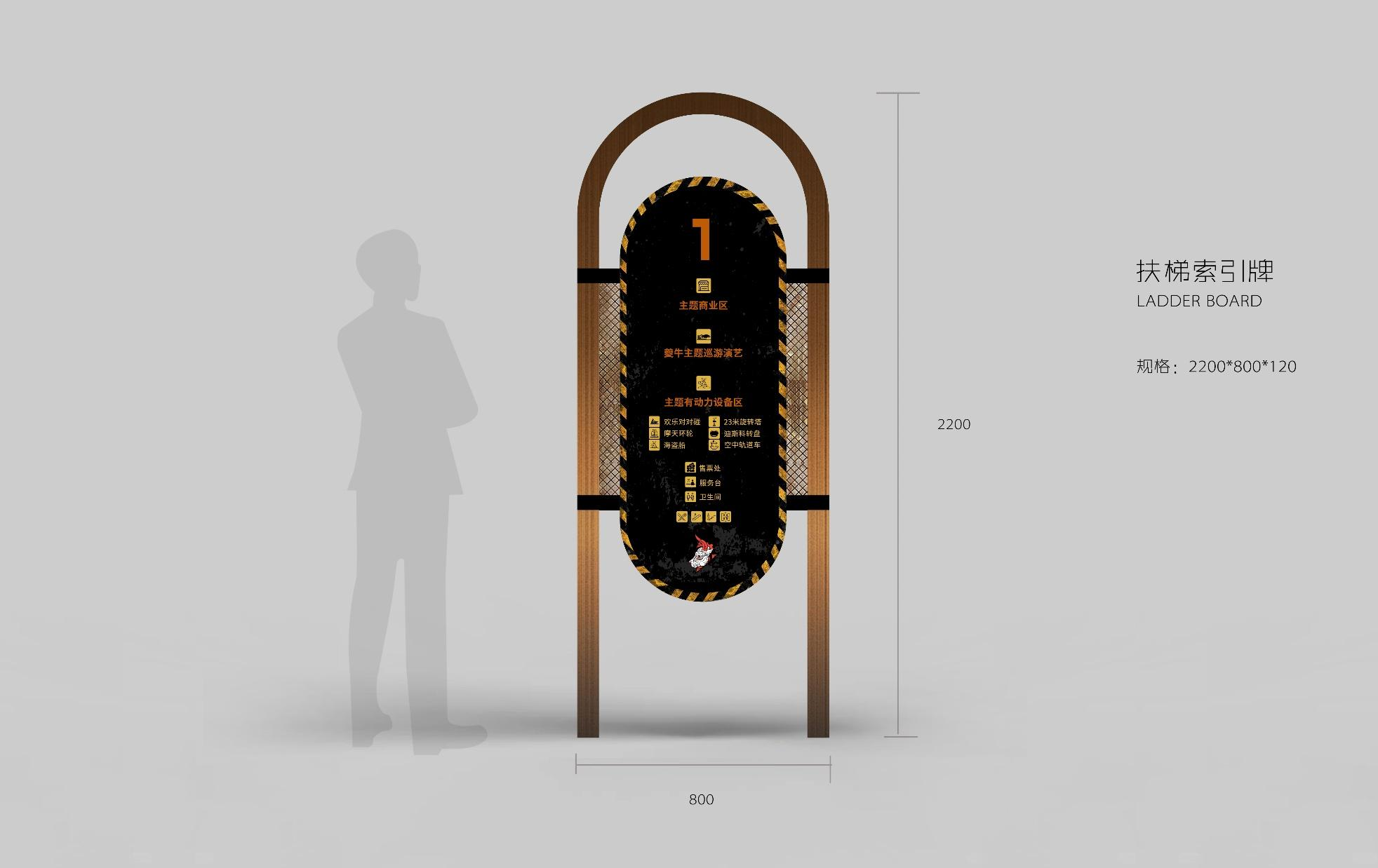夔牛天街室内导视系统设计系列
