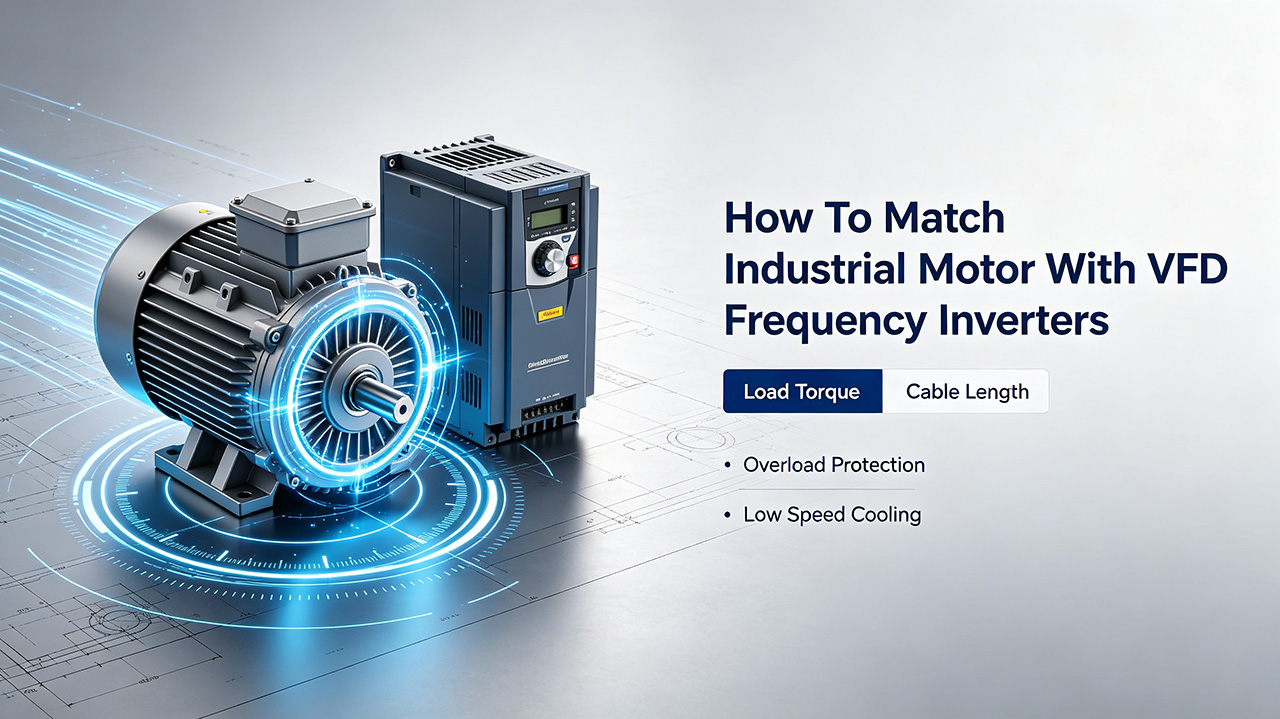 How To Match Industrial Motor With VFD Frequency Inverters