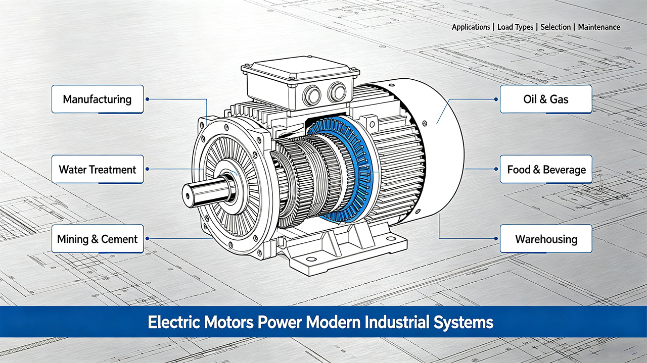 Where Are Industrial Electric Motors Used? Full Industrial Application Breakdown
