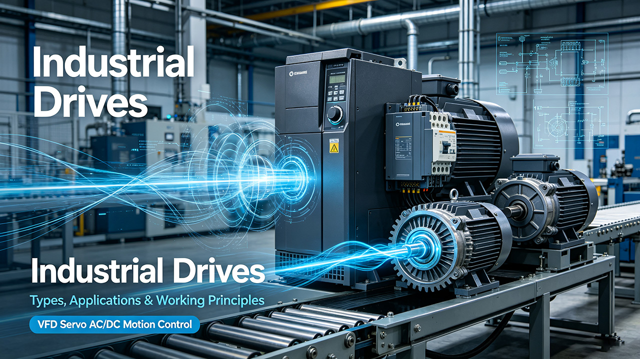 Industrial Drives Types Applications & Working Principles