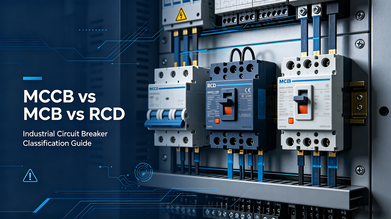 MCCB vs MCB vs RCD: Complete Industrial Circuit Breaker Classification Guide