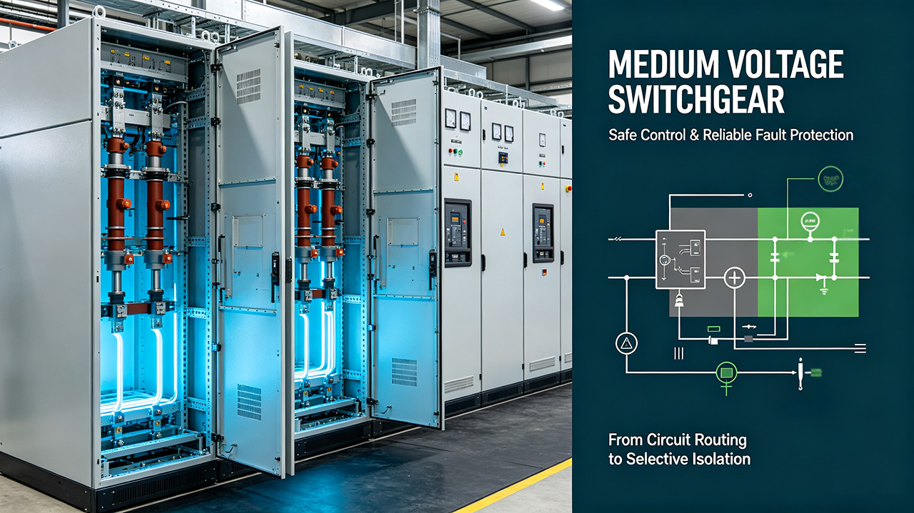 What is Medium Voltage Switchgear ?  Definition , Working Principle and Application