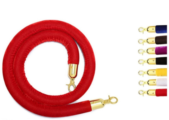 Velvet Rope    Ball Head Stand  Velvet Rope