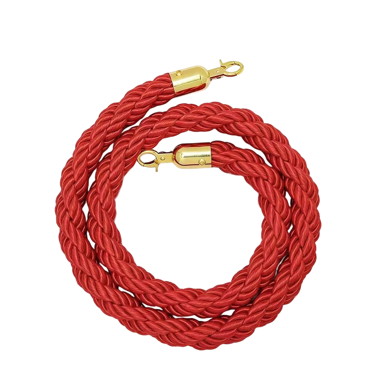 Twisted  Rope For Crowd Control Hanging Railing Red Carpet Queue Barrier Stanchion　Barrier　Twisted Rope