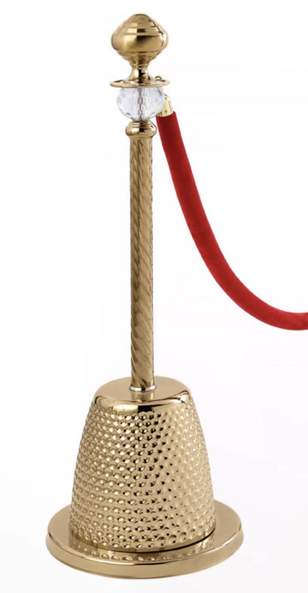 Stanchion  Exquisitely     Crowd Control Barrier, Elegant Upright With Rope   Stand Column