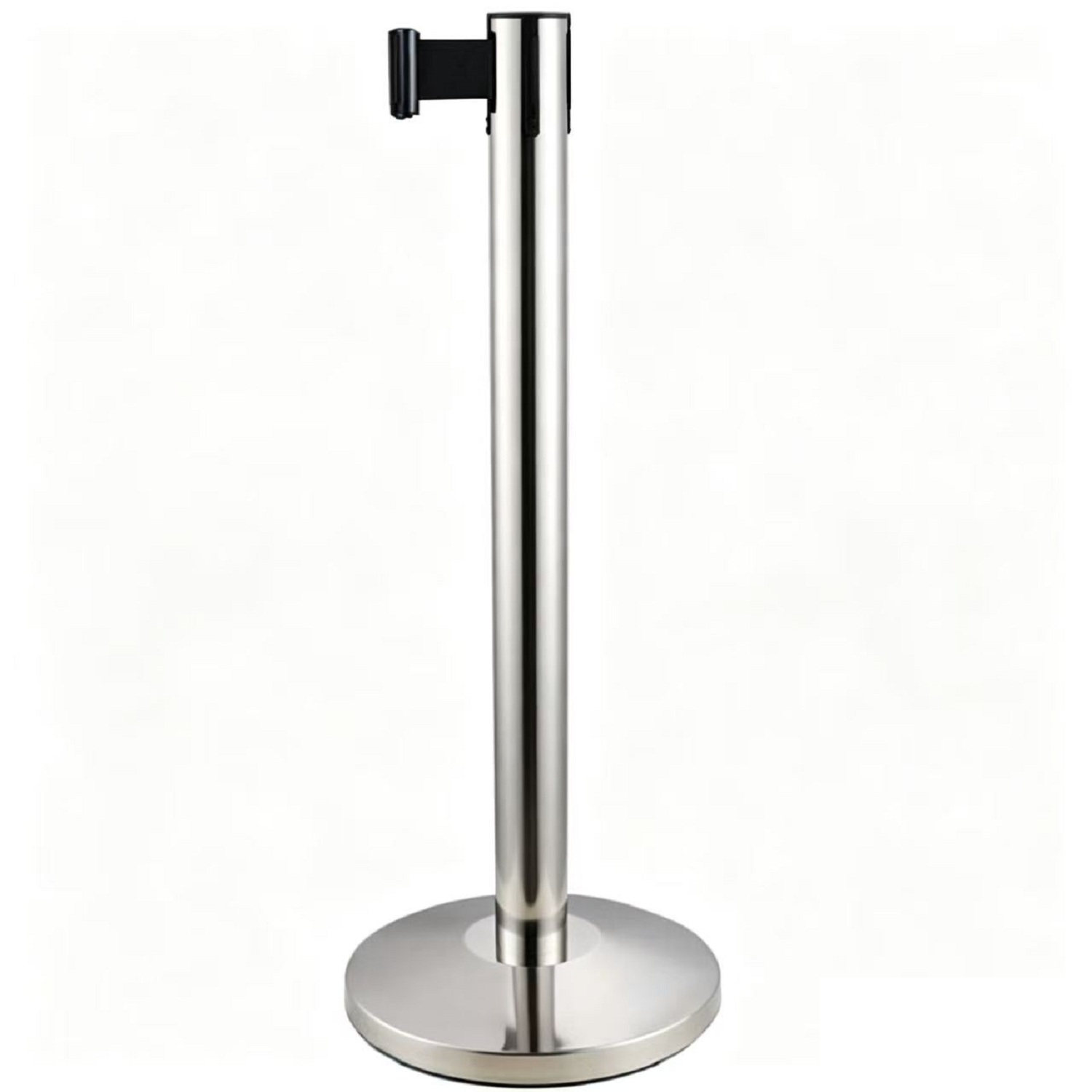 Stainless Steel  Stanchion   With  2M Retractable Belt Barrier Stand stanchion manufacturer.