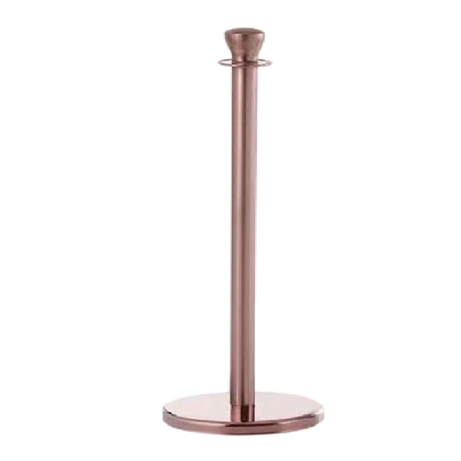 Rose Gold Crown Top Stanchion  Crowd Control Barrier Post for Events & Hotels   Crown  Top Stanchion