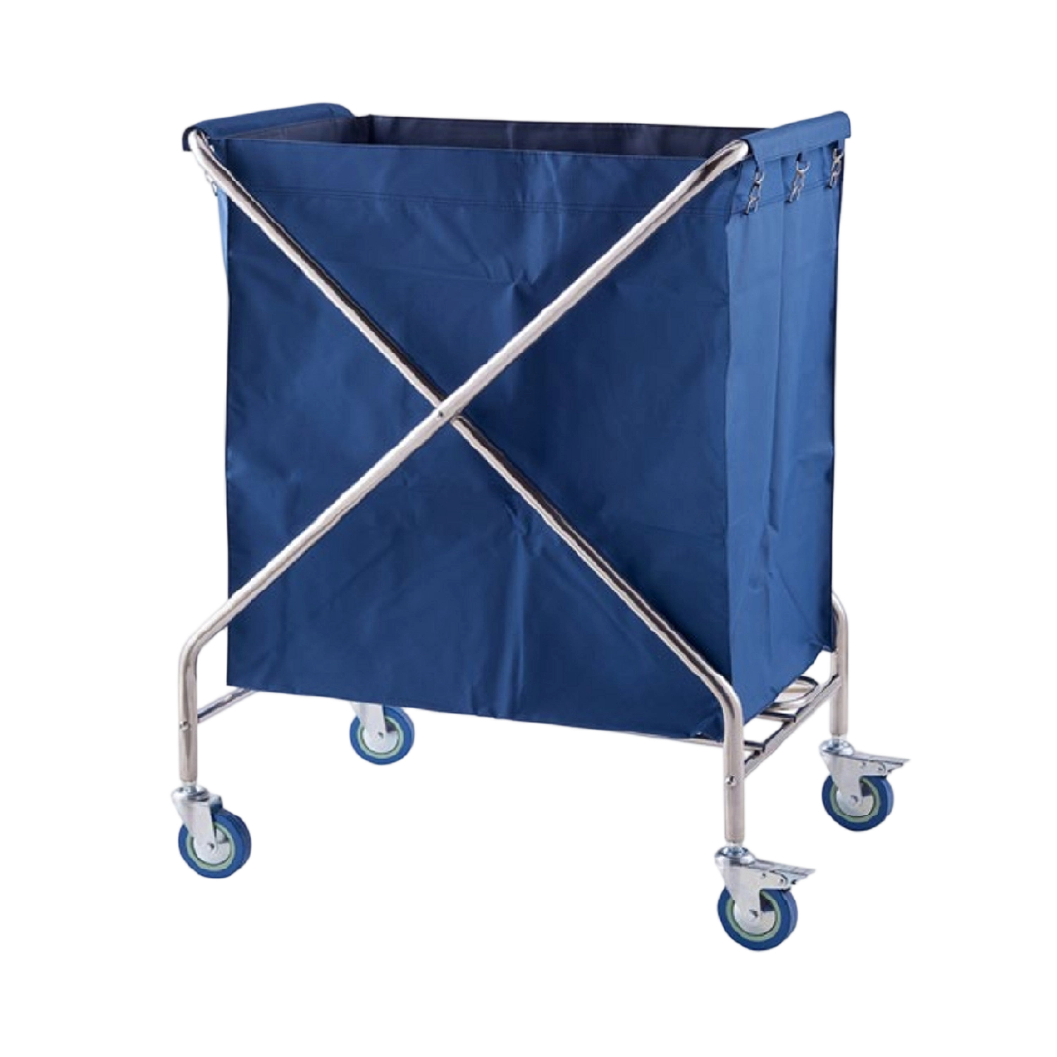 Stainless Steel Commercial Linen Trolley Cart Series | Cone / Rectangular / Round /  Soiled Linen Cart for Hotel, Hospital, Spa & Laundry Room