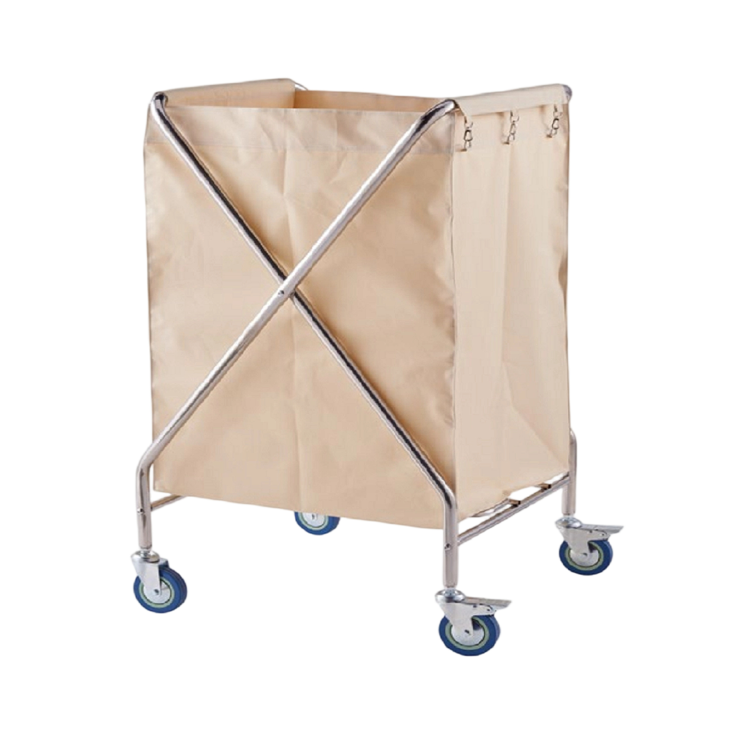 Stainless Steel Commercial Linen Trolley Cart Series  Soiled Linen Cart for Hotel, Hospital, Spa & Laundry Room