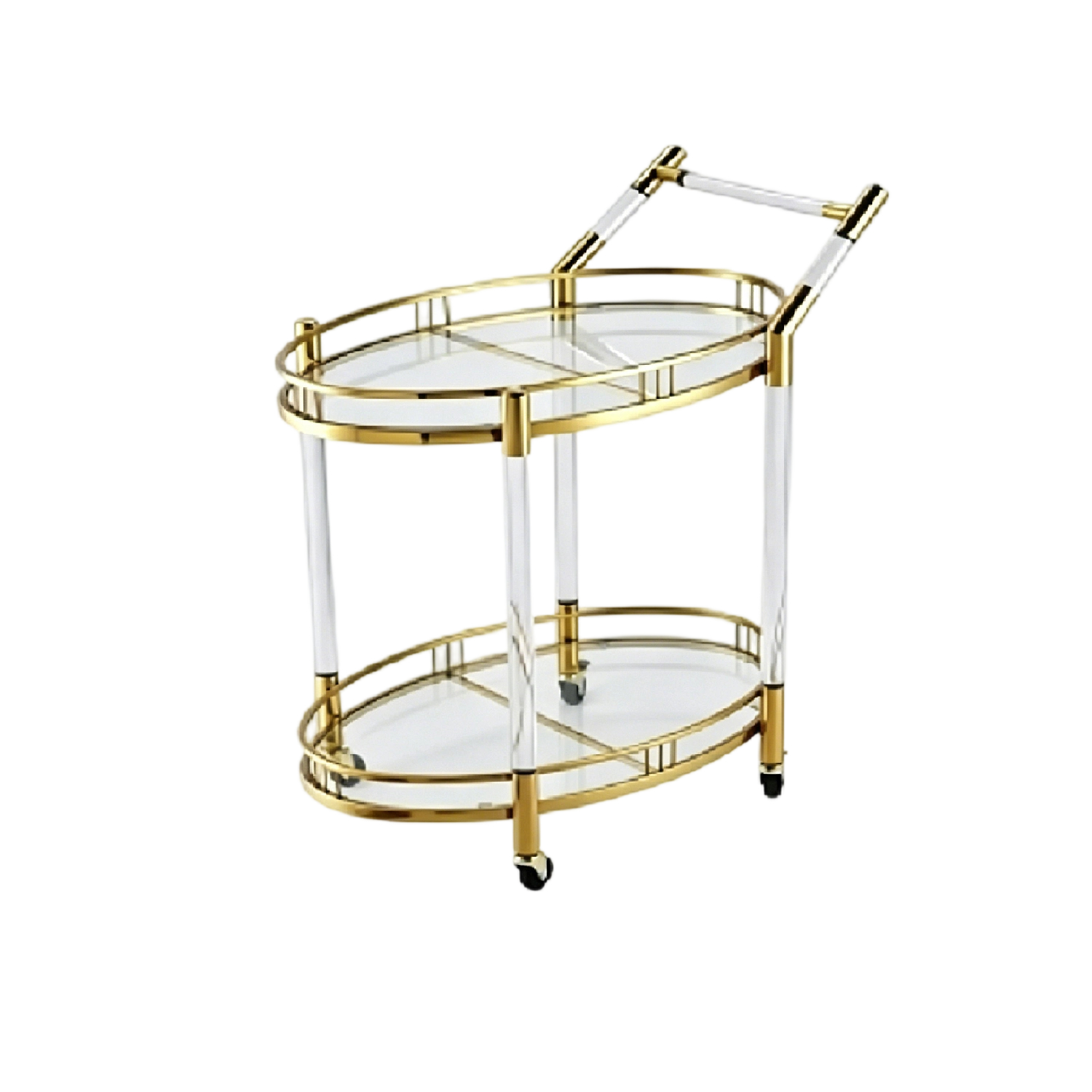 commercial-gold-stainless-steel-serving-trolley-hotel-food-beverage-cart.