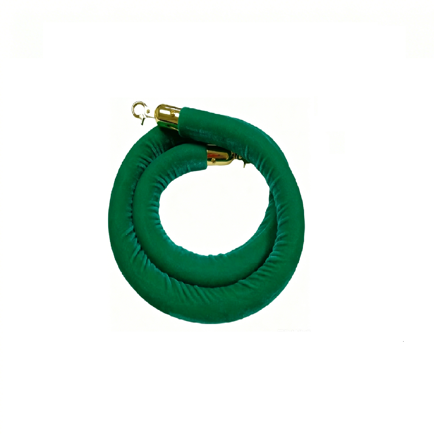 Green Velvet Stanchion Hanging Queue Rope Crown Top Stanchions   Crown Top Stanchion Velvet Ropes