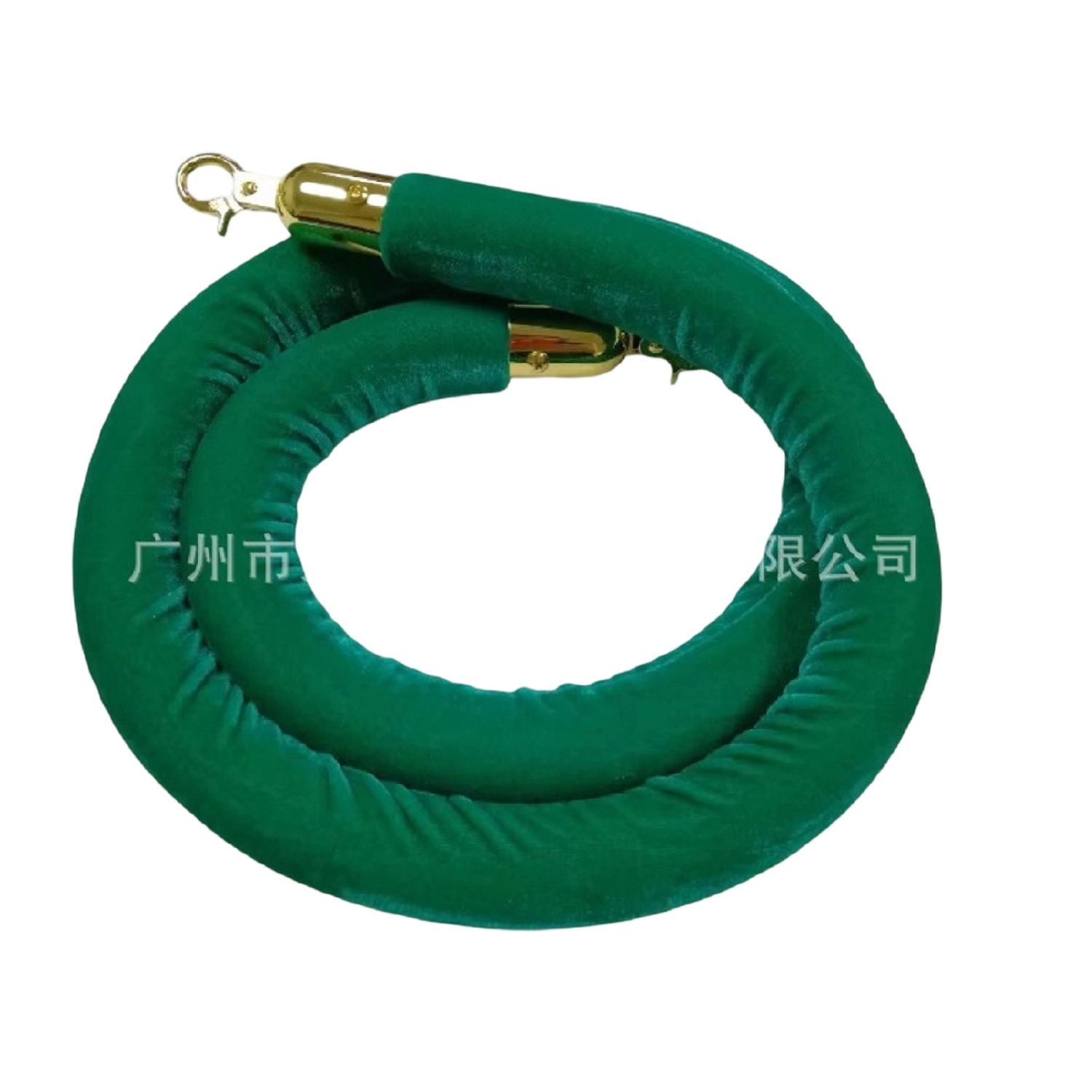 Green Velvet Stanchion Hanging Queue Rope Crown Top Stanchions   Crown Top Stanchion Velvet Ropes