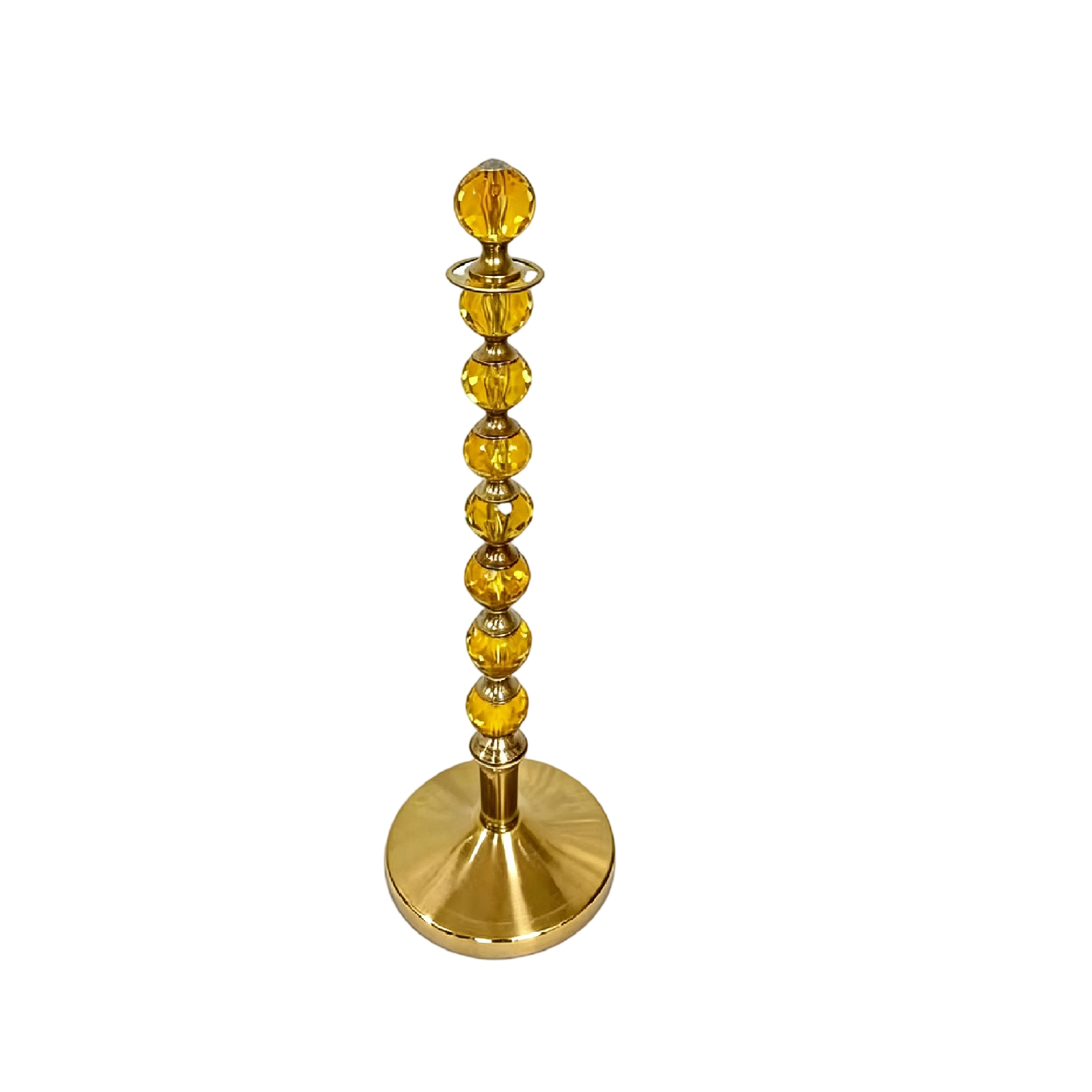 Gold Crystal Stanchion Post, Luxury Velvet Rope Queue Barrier, Crystal Ball Crowd Control Stanchion for Hotel, Wedding, Bank, Event VIP Line Divider
