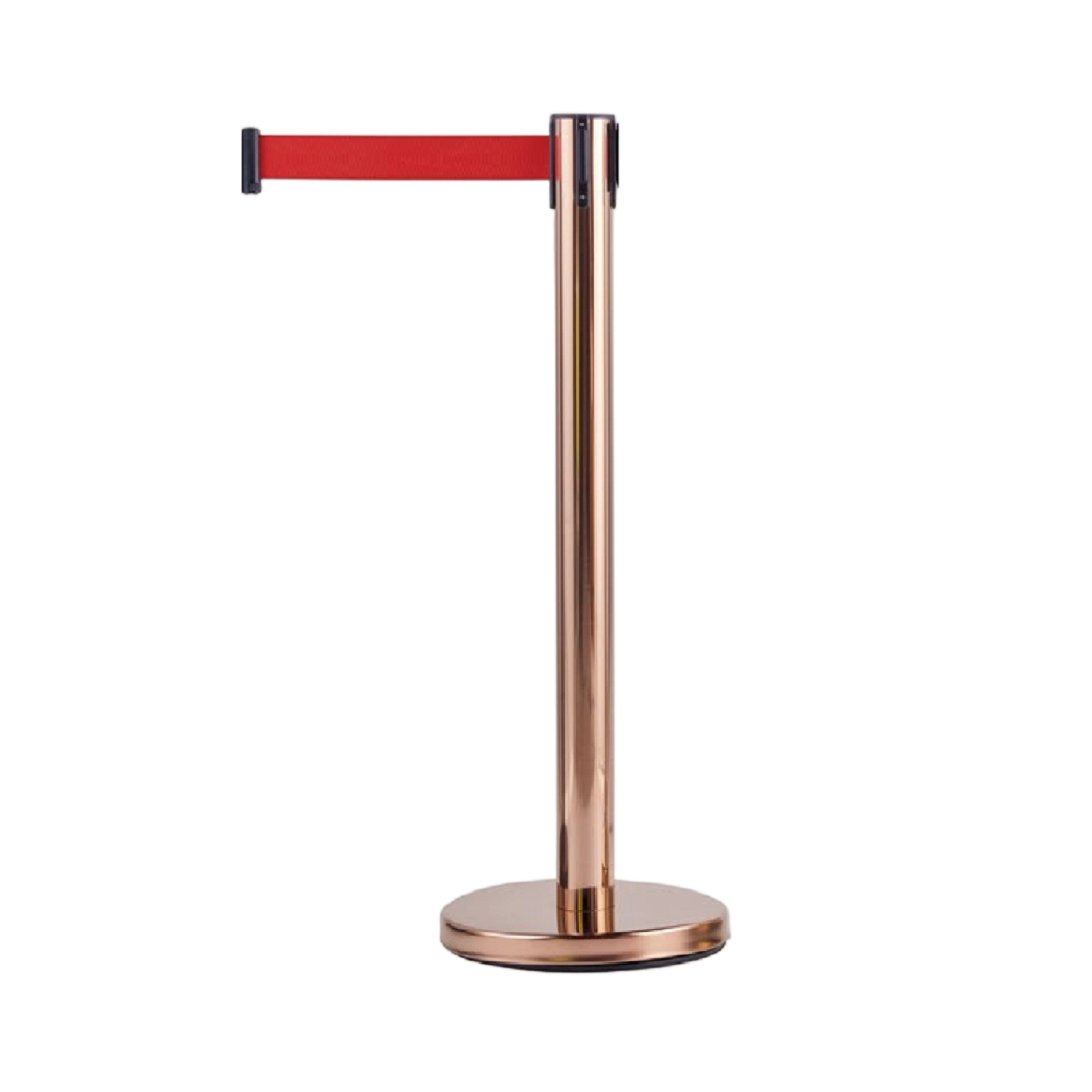 Belt Stanchions Safety Stanchions ,Rose Gold Stanchions With 2M Retractable Pull Belt Manufacturer