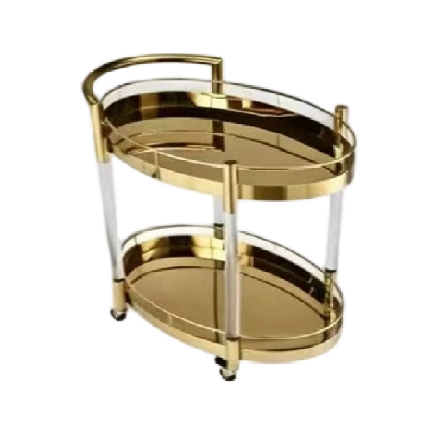 commercial-gold-stainless-steel-serving-trolley-hotel-food-beverage-cart.