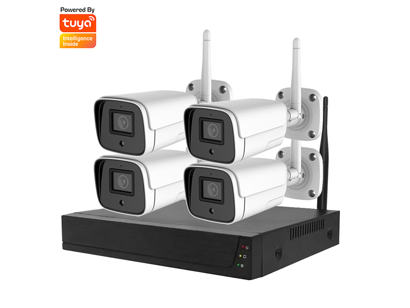 AI TUYA Smart 2.0MP Wireless NVR Kits With Two-way intercom