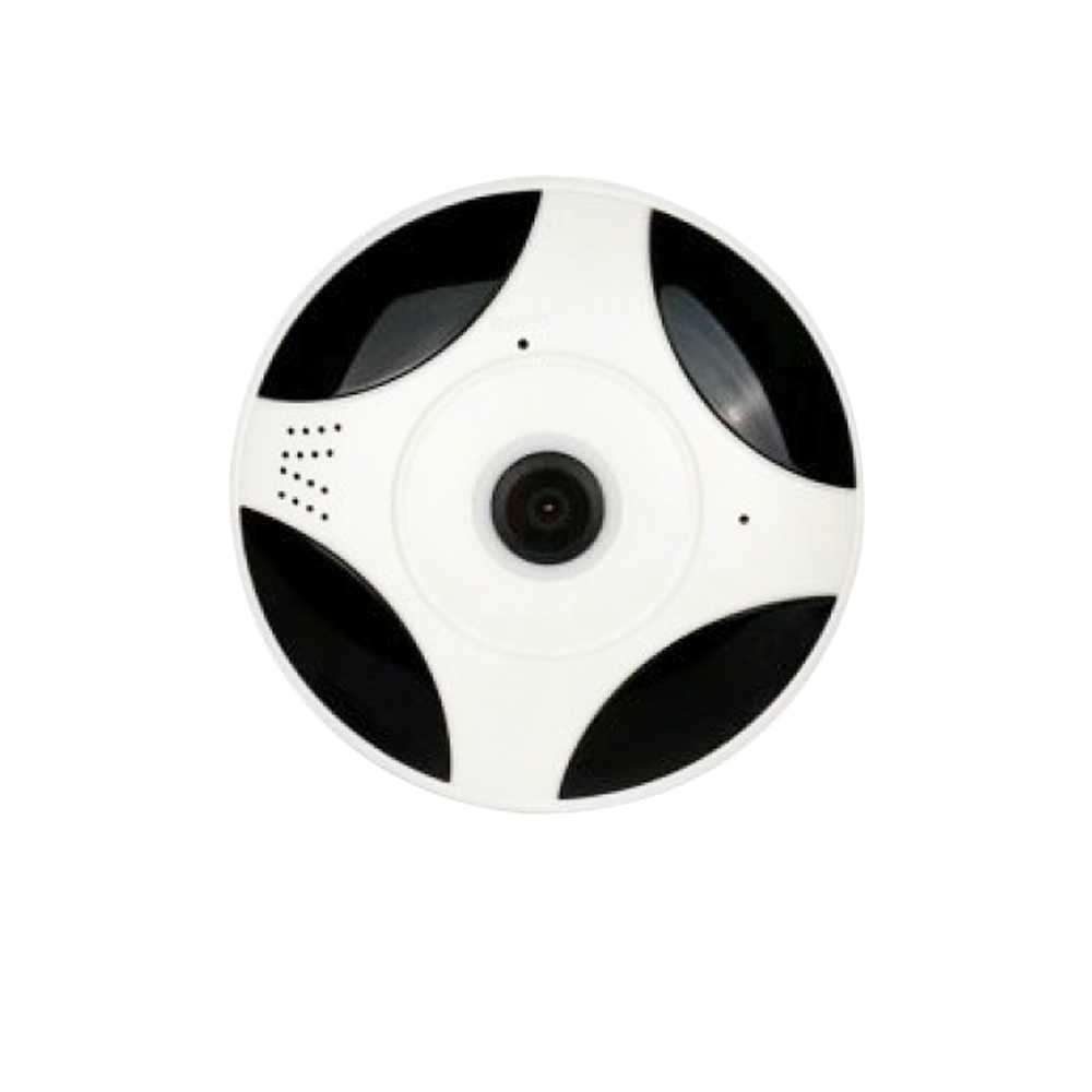 Ladvision - N180- 1080P/960P/720P HD Wireless WiFi Indoor VR Camera 360 Degree Panoramic IP Camera for Baby Pet Monitor, Fisheye Lens, Night Vision, Two-way Audio, Remote Monitoring, Motion Detection