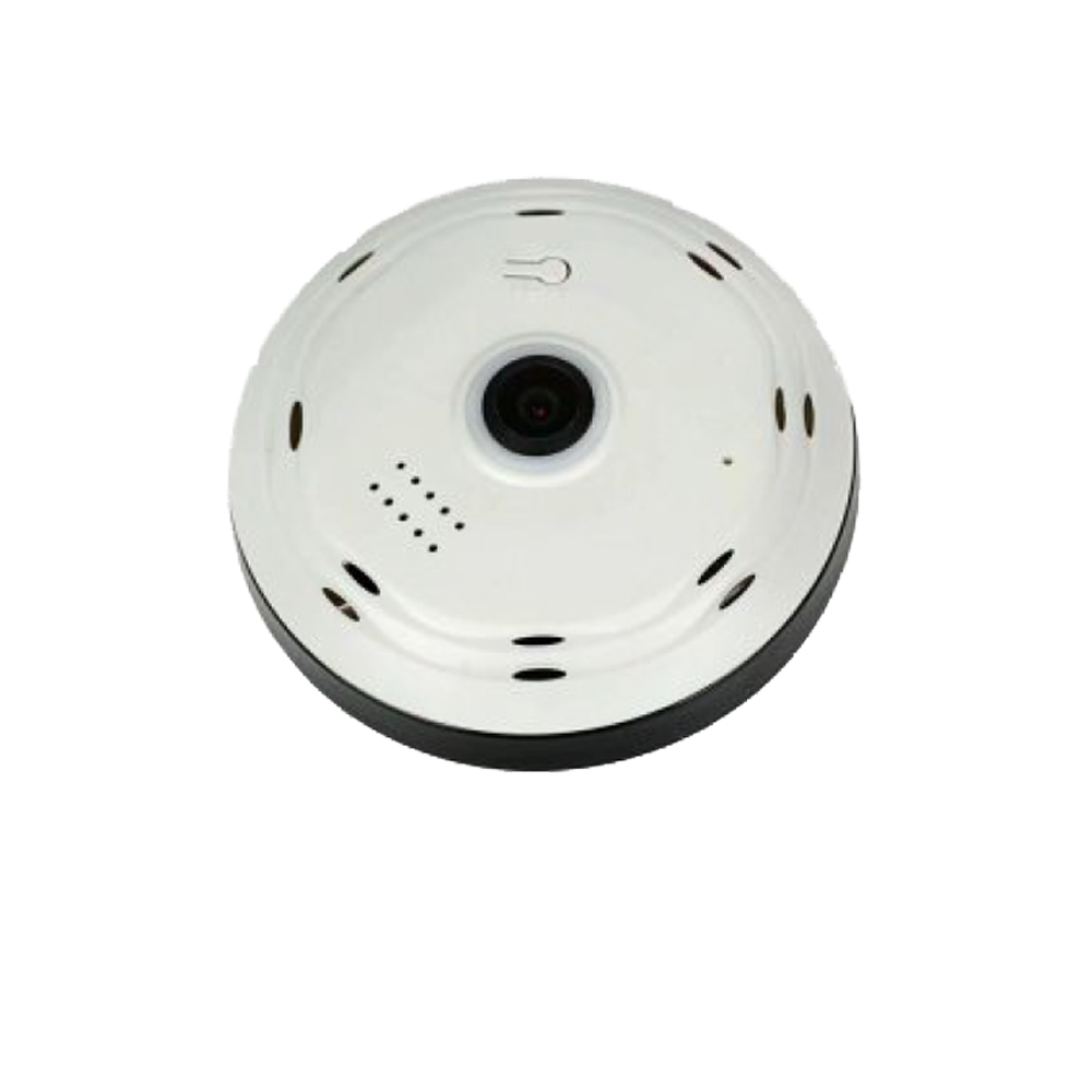 Ladvision - N184- 1080P/960P/720P HD Wireless WiFi Indoor VR Camera 360 Degree Panoramic IP Camera for Baby Pet Monitor, Fisheye Lens, Night Vision, Two-way Audio, Remote Monitoring, Motion Detection