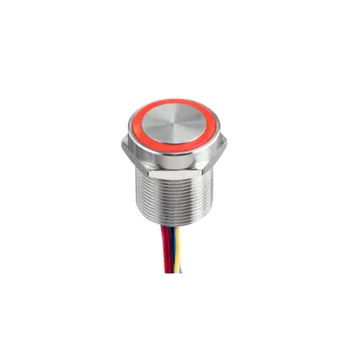 Reinforced PBAK 19 mm Pushbutton Switch