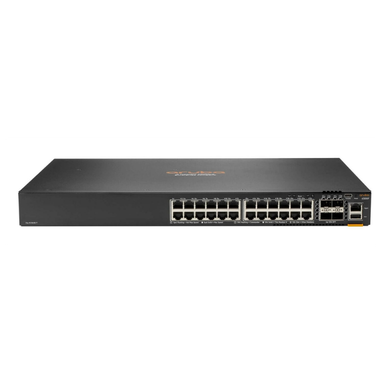JL725A HPE Aruba 6200F 24G Class4 PoE 4SFP+ 370W Switch