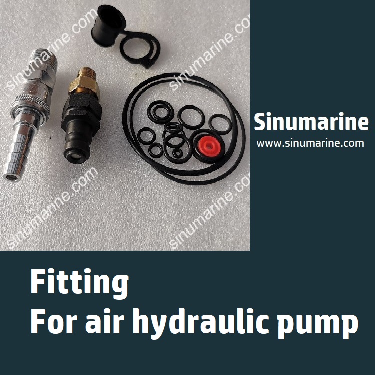 Fitting for deck air pump