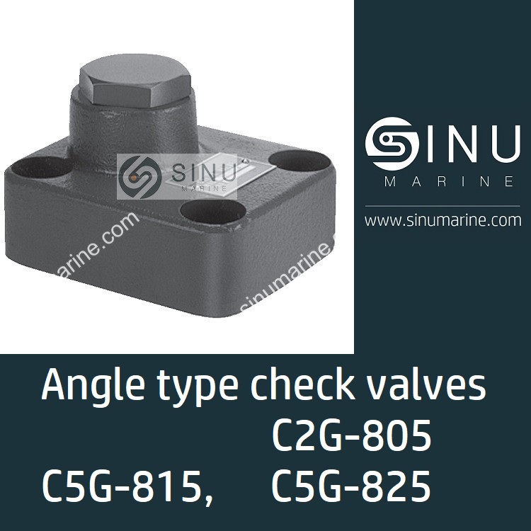 hydraulic check valves C2G805,C5G815,C5G825 Angle type for ship