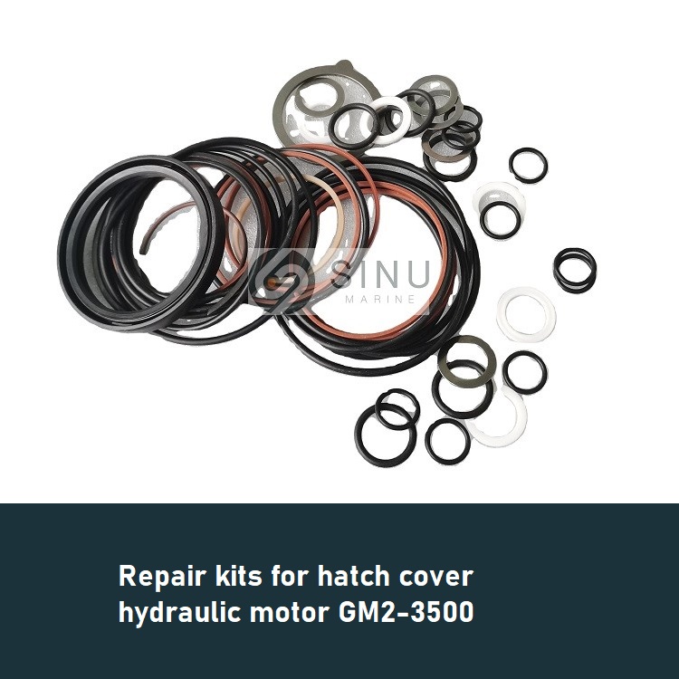 Repair kits for hatch cover hydraulic motor GM23500 O RING SHAFT SEAL