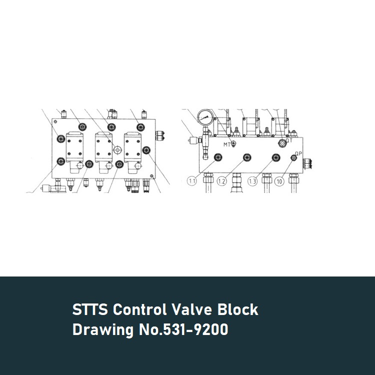 STTS Control Valve Block Drawing No.5319200
