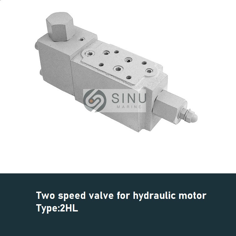 Two speed valve type 2HL for Nipppon winch and windlass hydraulic motor